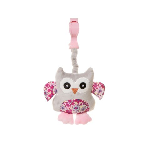 4Baby - zabawka-piszczałka | Pink Owl - 3
